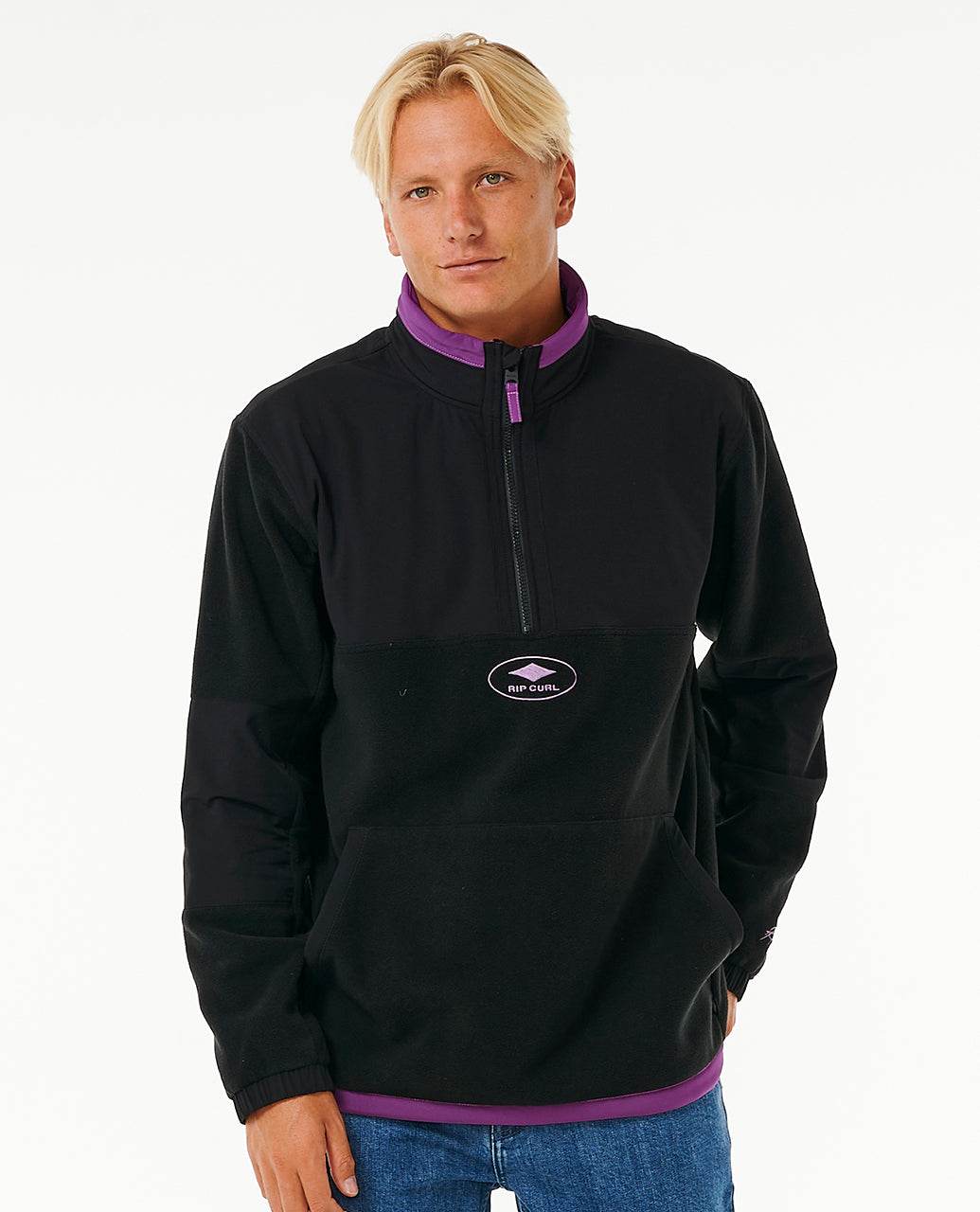 ANTI SERIES QSP 1/4 ZIP CREW - Rip Curl