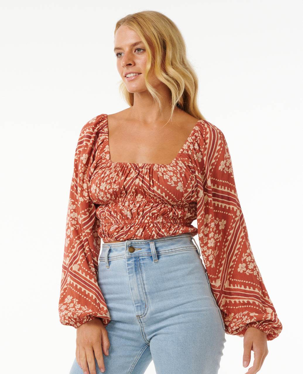 SOLEIL L/S TOP - Rust - Rip Curl