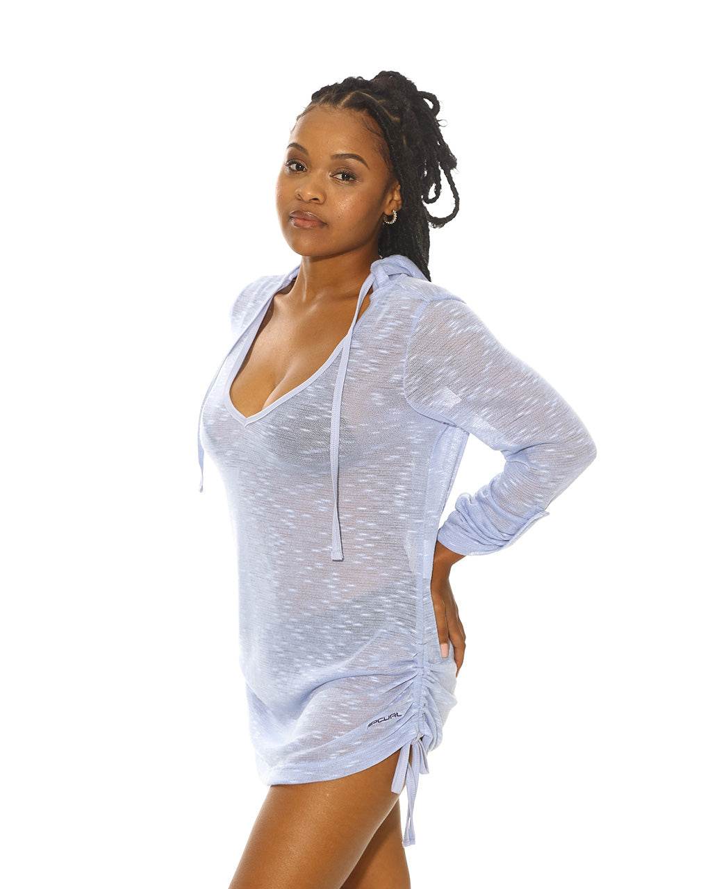 THE SEARCH HOODED OVERSWIM - Blue - Rip Curl