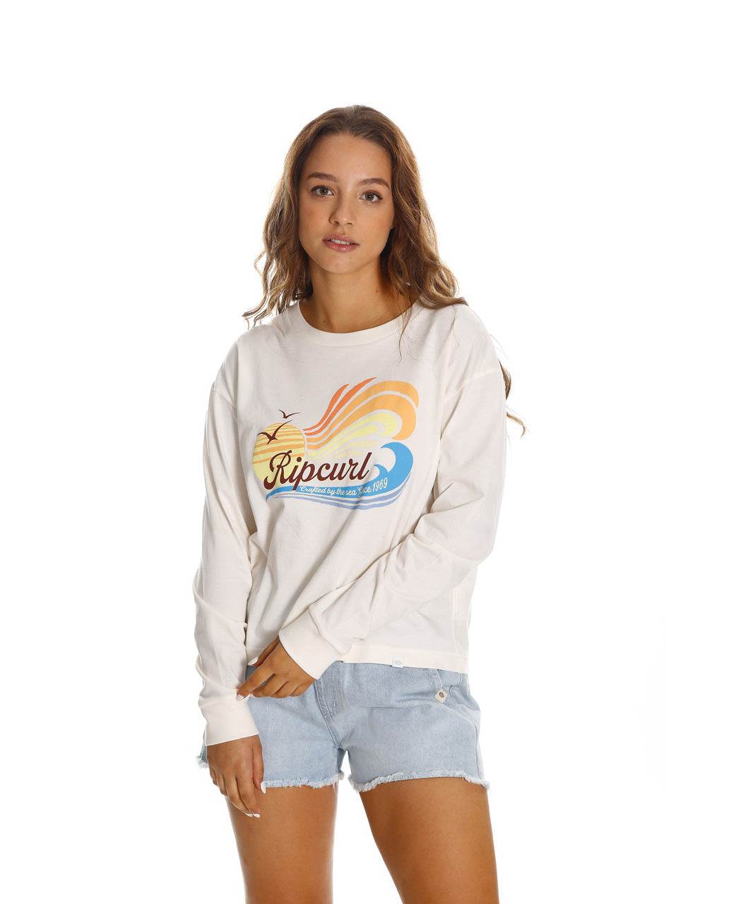 SUN WAVE STANDARD L/S TEE - Rip Curl