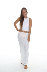 CROCHET MAXI SKIRT