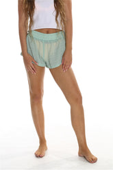 HIBISCUS BURNOUT SHORT