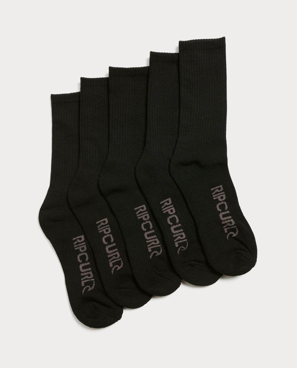 SCHOOL CREW SOCK 5PK - Rip Curl