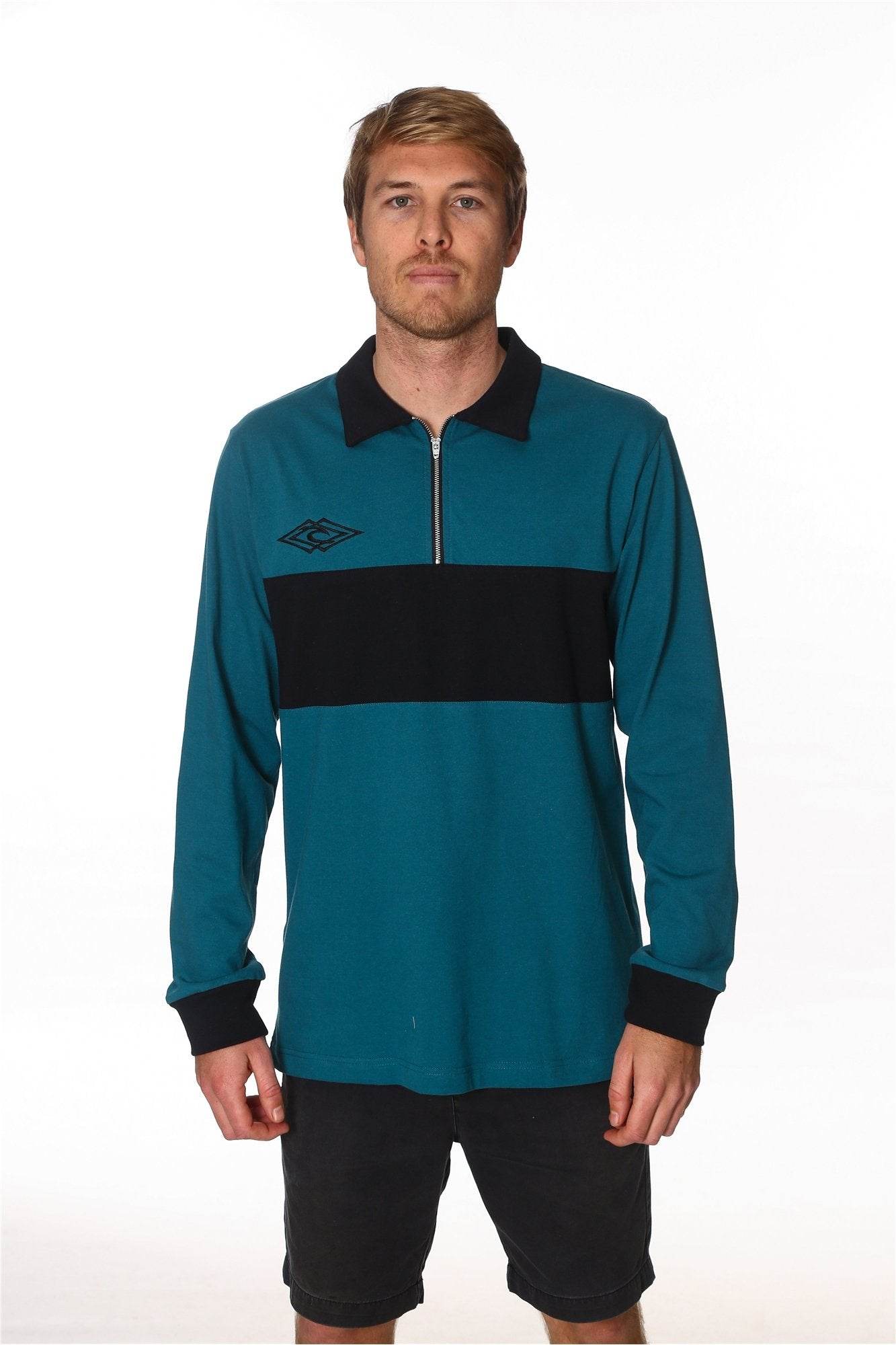 FADE OUT ICON RUGBY JERSEY - Rip Curl
