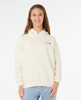 HIBISCUS PUFF HOOD - GIRLS