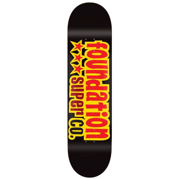 FOUNDATION TEAM DECKS FS 8.13 3 STAR BLACK - Rip Curl