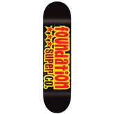 FOUNDATION TEAM DECKS FS 8.13 3 STAR BLACK - Rip Curl