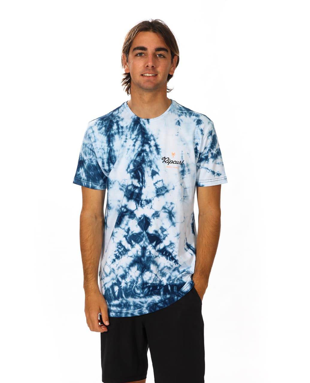 Splash Script Tie Dye Tee - Rip Curl