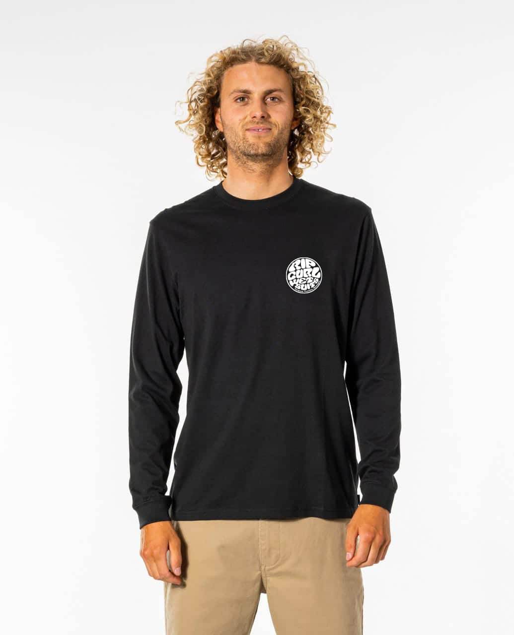 WETTIE LOGO L/S TEE - Rip Curl