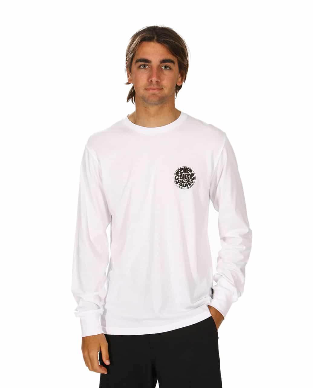 WETTIE LOGO L/S TEE - Rip Curl