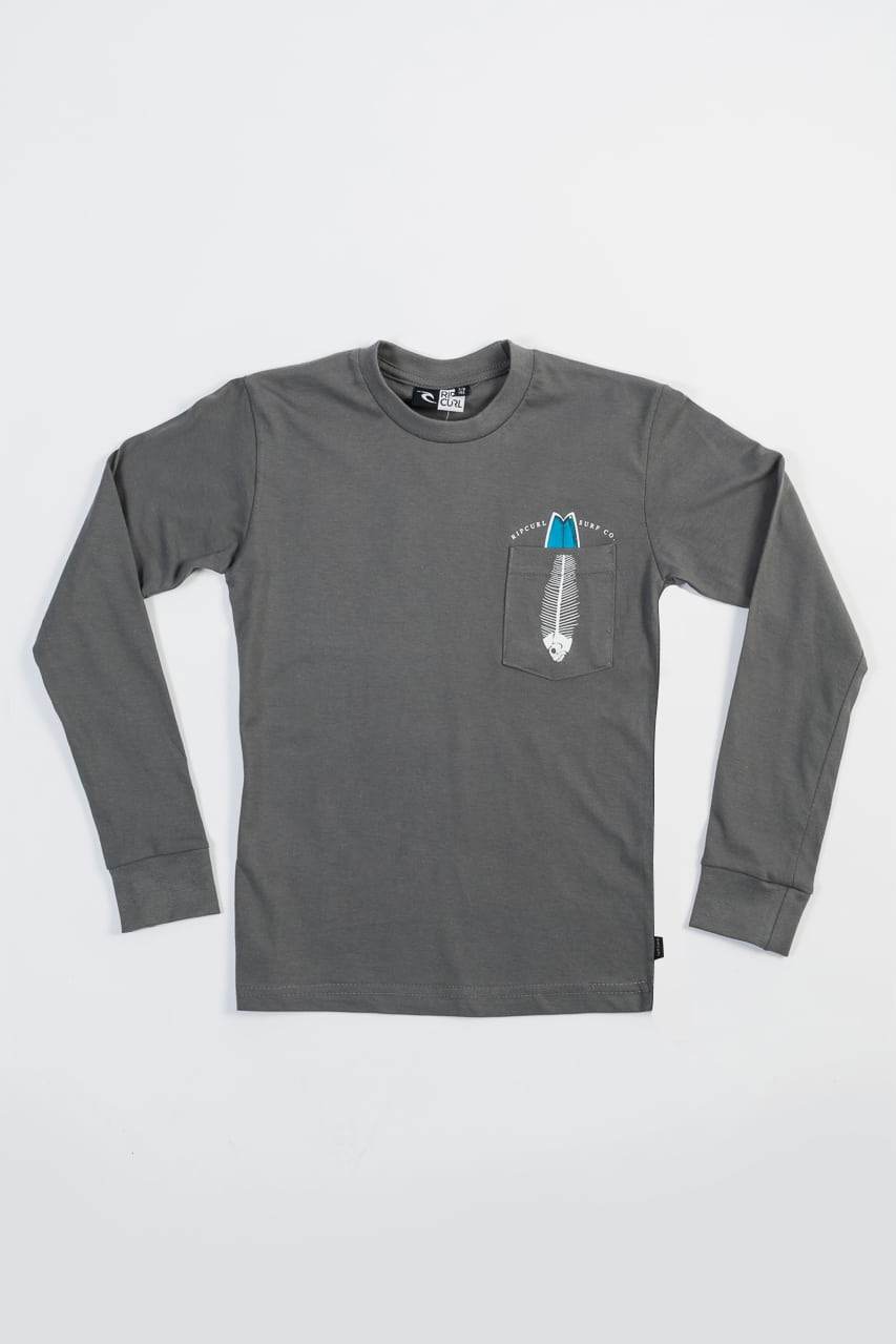 Pocket Pop L/S Tee-Boys - Rip Curl