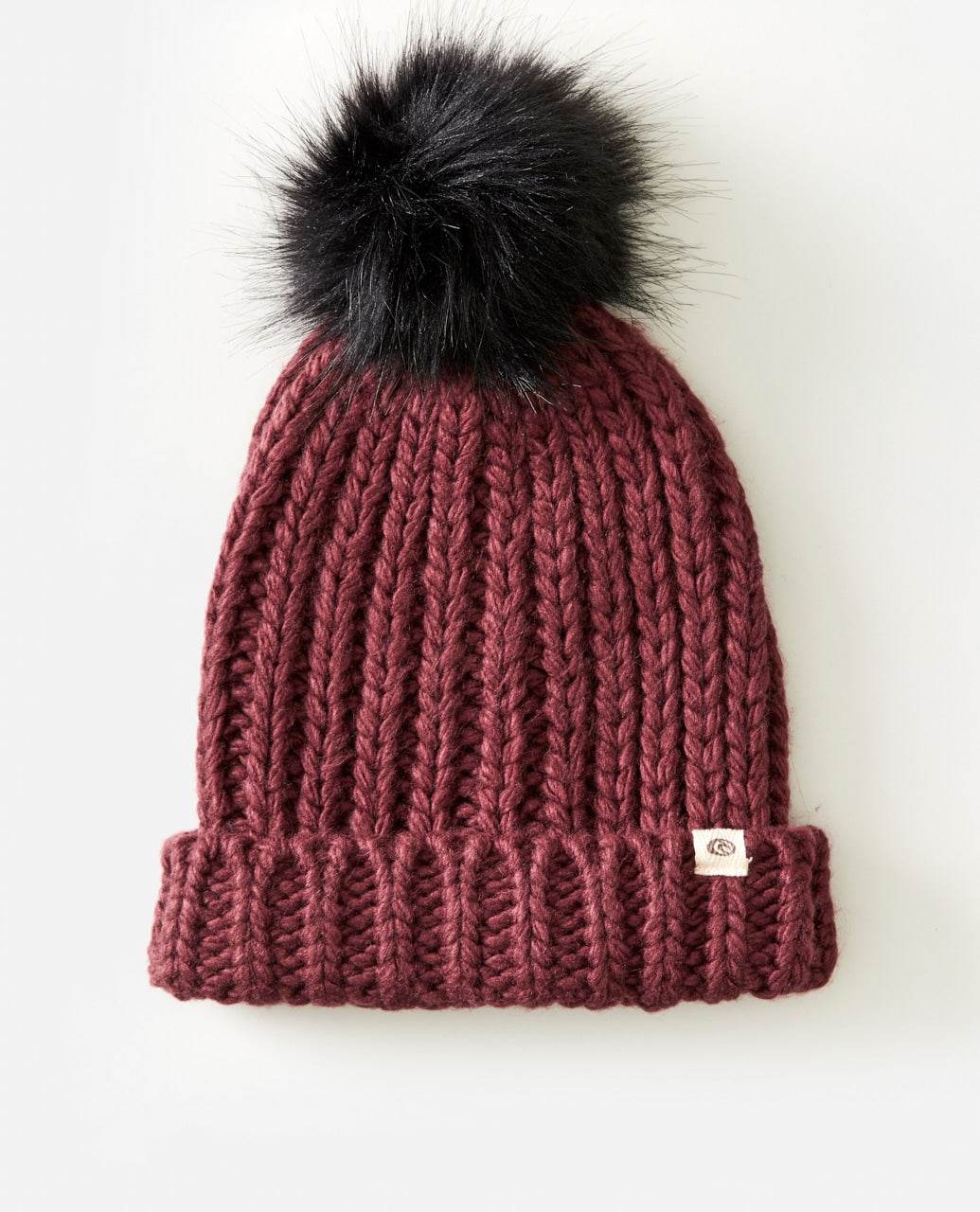 Chunky Fur Pom Pom Beanie - Rip Curl