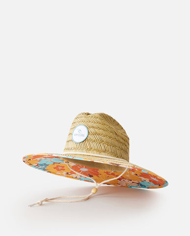 MIXED STRAW SUN HAT