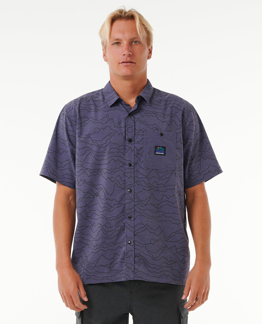 SEARCH S/S SHIRT - Purple Haze