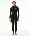 E7 Women's Flashbomb Fusion 3/2mm Zip Free Wetsuit - Rip Curl