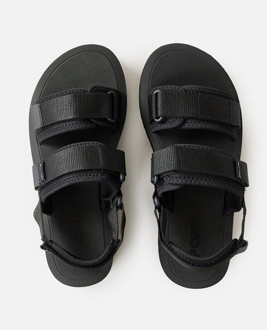 NEWQUAY BLOOM OPEN TOE - Black