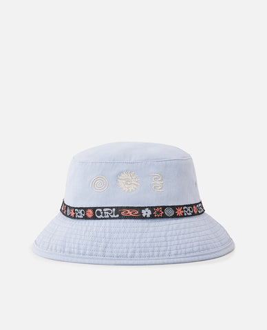 SWC ART MID BRIM HAT - SPRAY BLUE