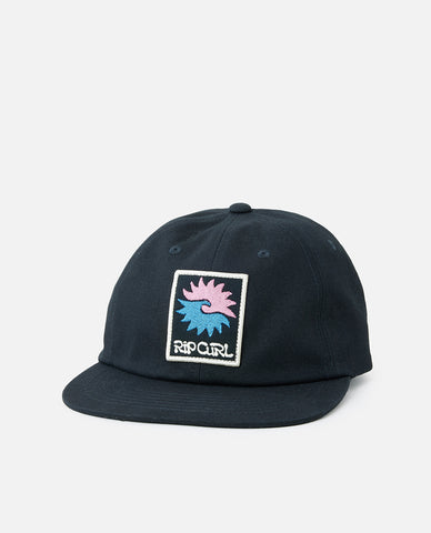 SWC ART BADGE ADJ CAP - BLACK