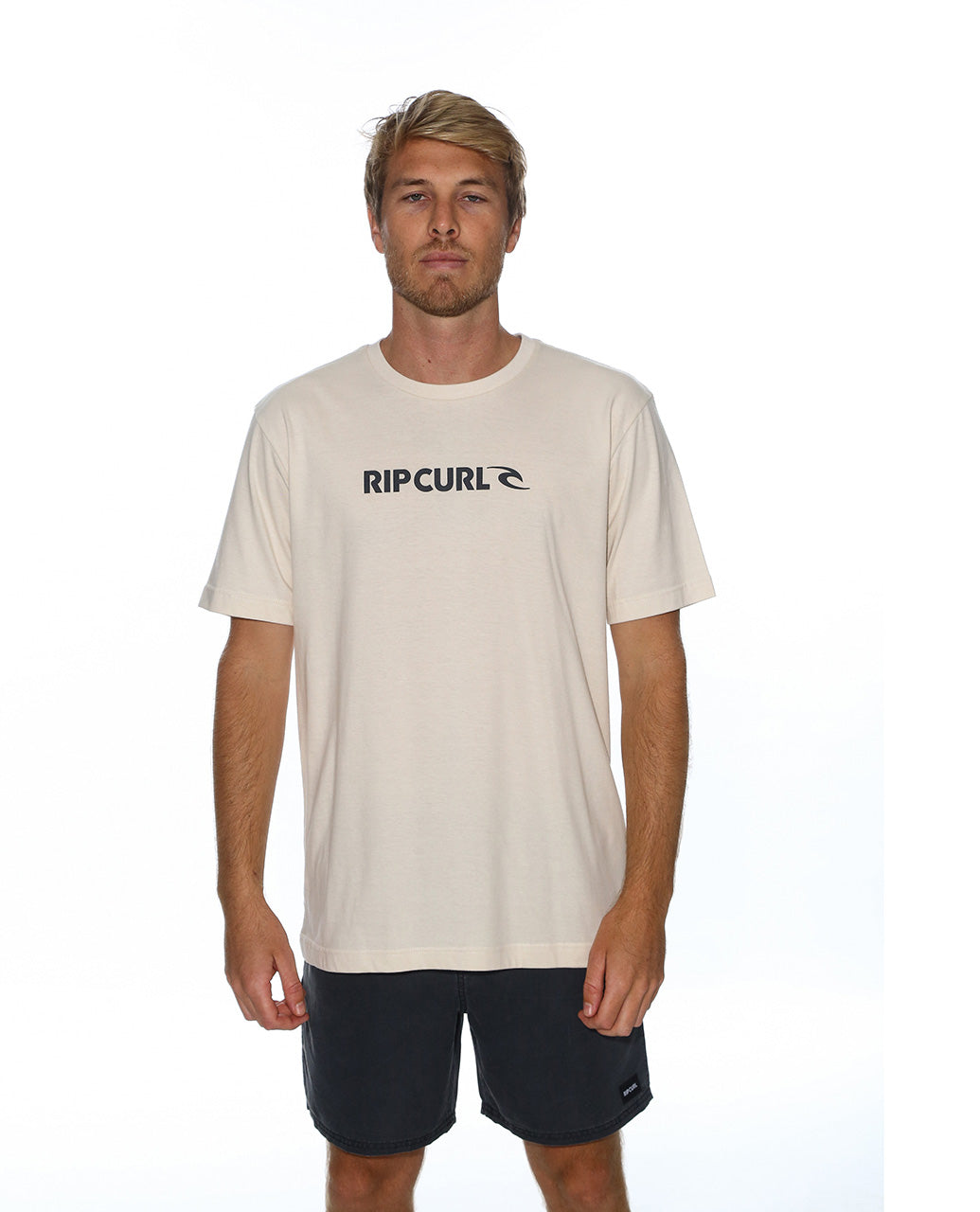 NEW CORP ICON TEE - Stone