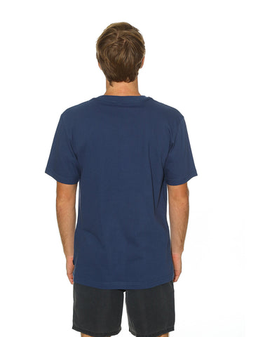 QUEST FADE OUT TEE - Navy