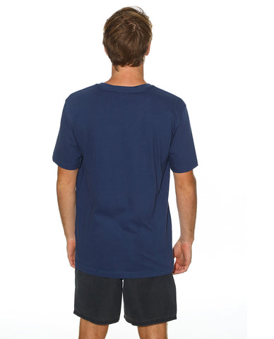 RIP CURL MINI WAVE ICON TEE - Navy