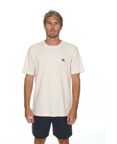 RIP CURL MINI WAVE ICON TEE - White