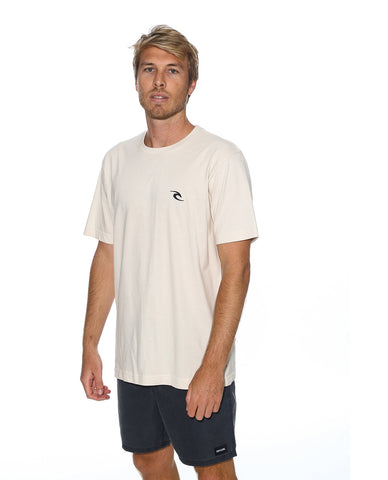 RIP CURL MINI WAVE ICON TEE - White