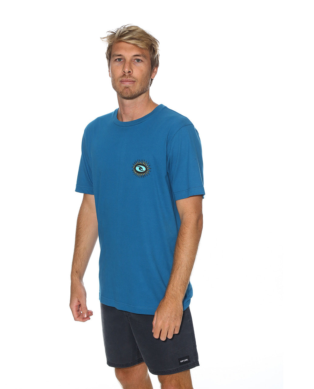 SUN SPIRAL TEE - Blue