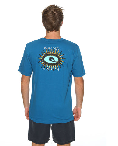 SUN SPIRAL TEE - Blue