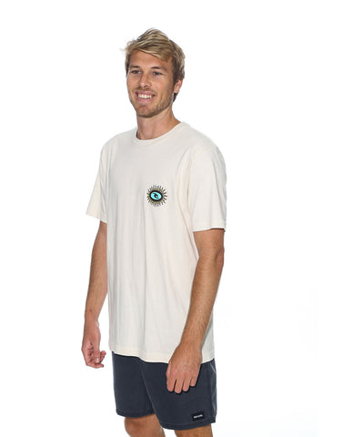 SUN SPIRAL TEE - Stone