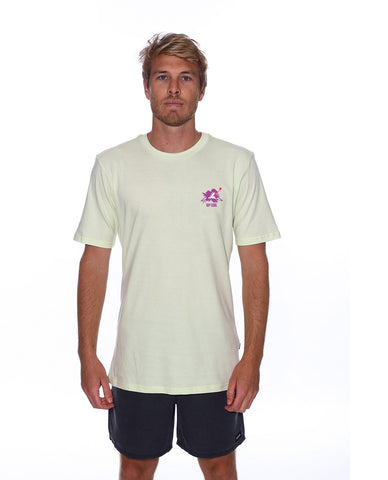 SURF REVIVAL HOFFMAN HIBISCUS TEE - Lime