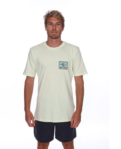 THROWBACK TEE - Lime Cream