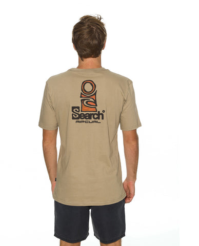 VAPORCOOL SEARCH STACK TEE - Rock