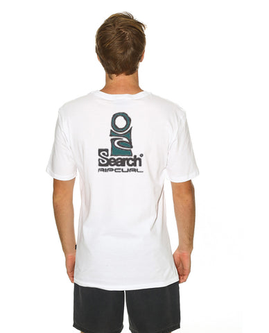 VAPORCOOL SEARCH STACK TEE - White