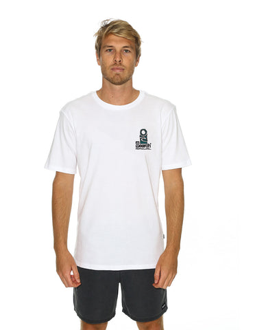 VAPORCOOL SEARCH STACK TEE - White