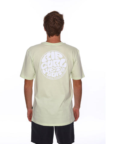 WETSUIT ICON TEE - Lime Cream