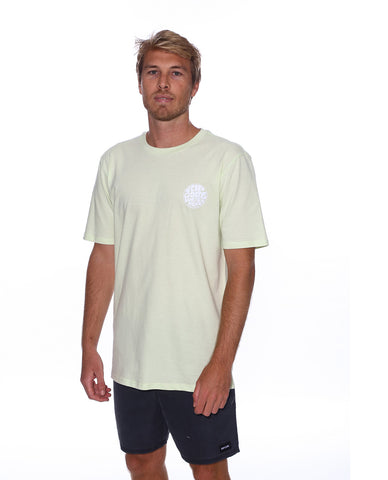 WETSUIT ICON TEE - Lime Cream