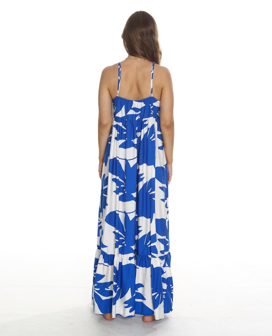 SUNSET SURF FLORALS MAXI DRESS