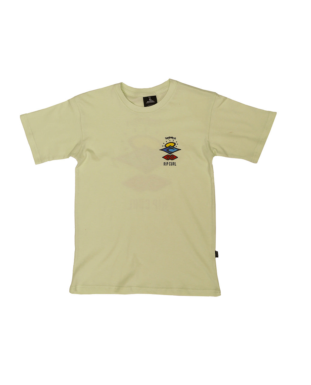 SEARCH ICON TEE - BOYS - Lime Cream