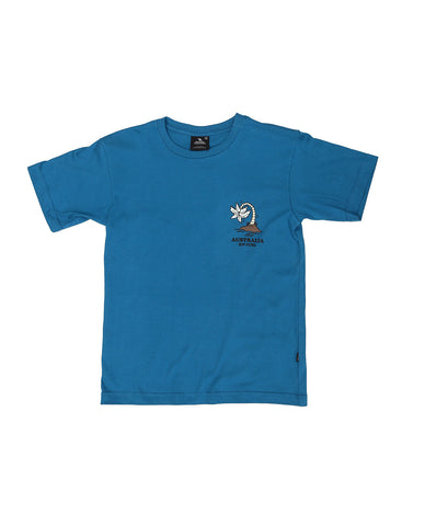 WISH YOU WERE HERE DESTO TEE - BOYS - Blue