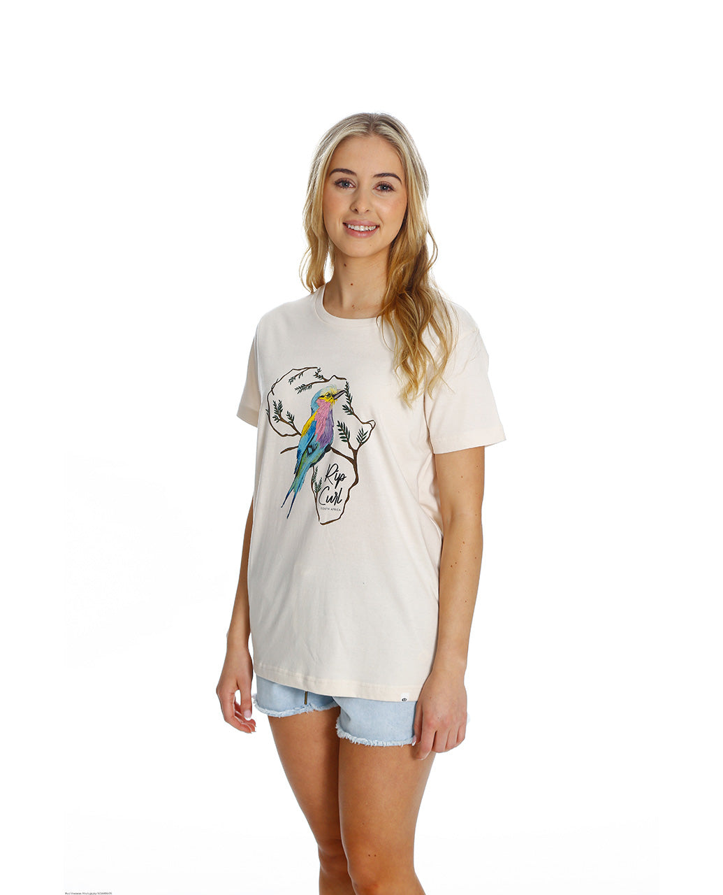 LILAC ROLLER BIRD TEE - GIRLS