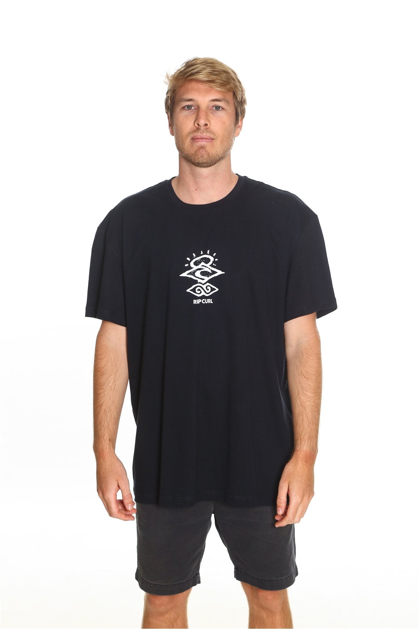 SEARCH GRUNGE OVERSIZED LOGO TEE