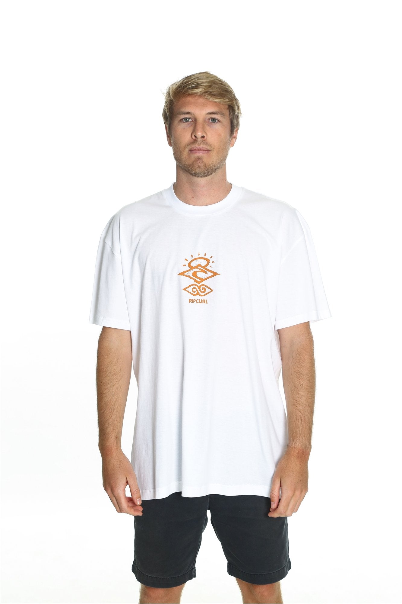 SEARCH GRUNGE OVERSIZED LOGO TEE