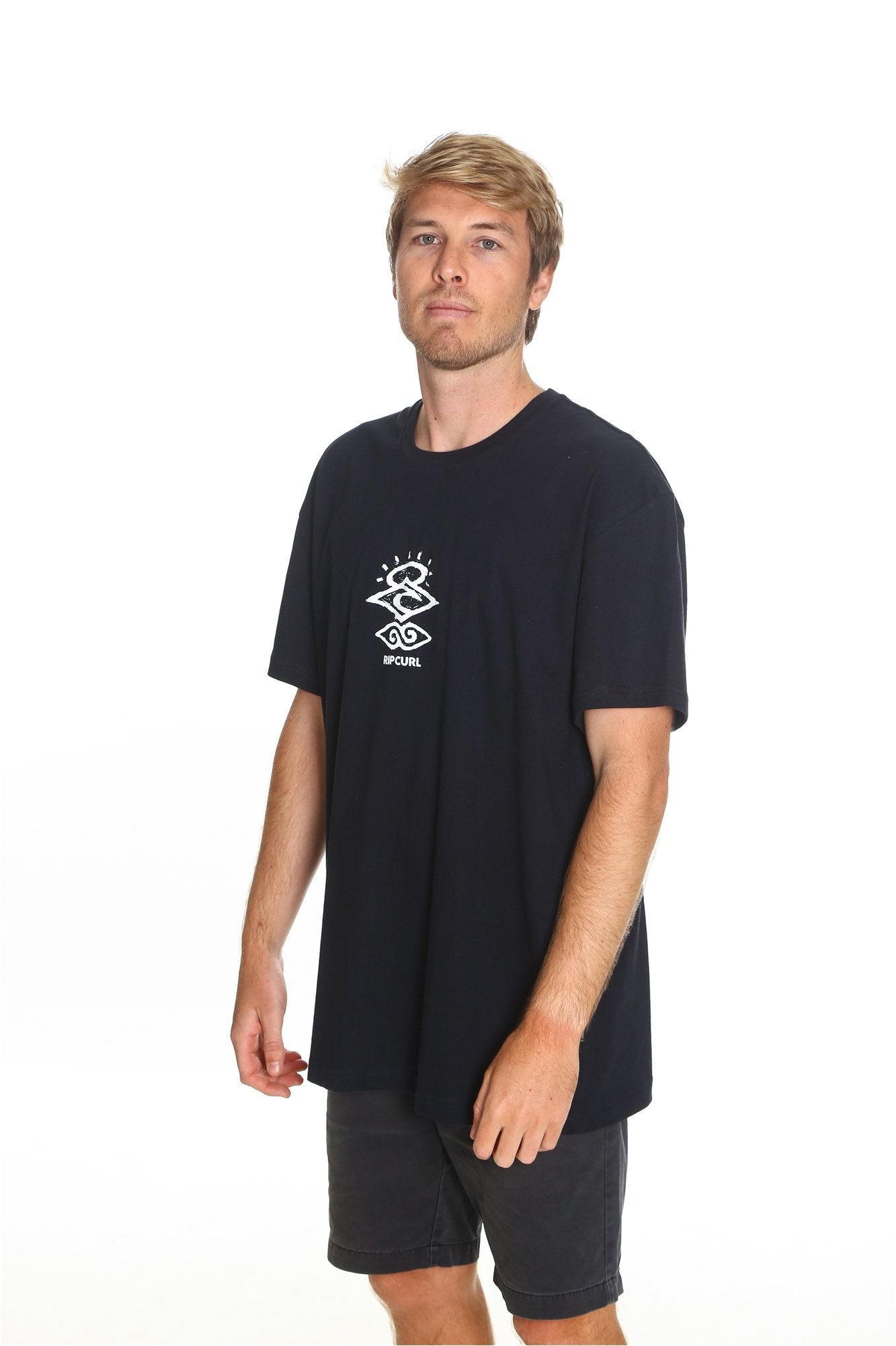 SEARCH GRUNGE OVERSIZED LOGO TEE