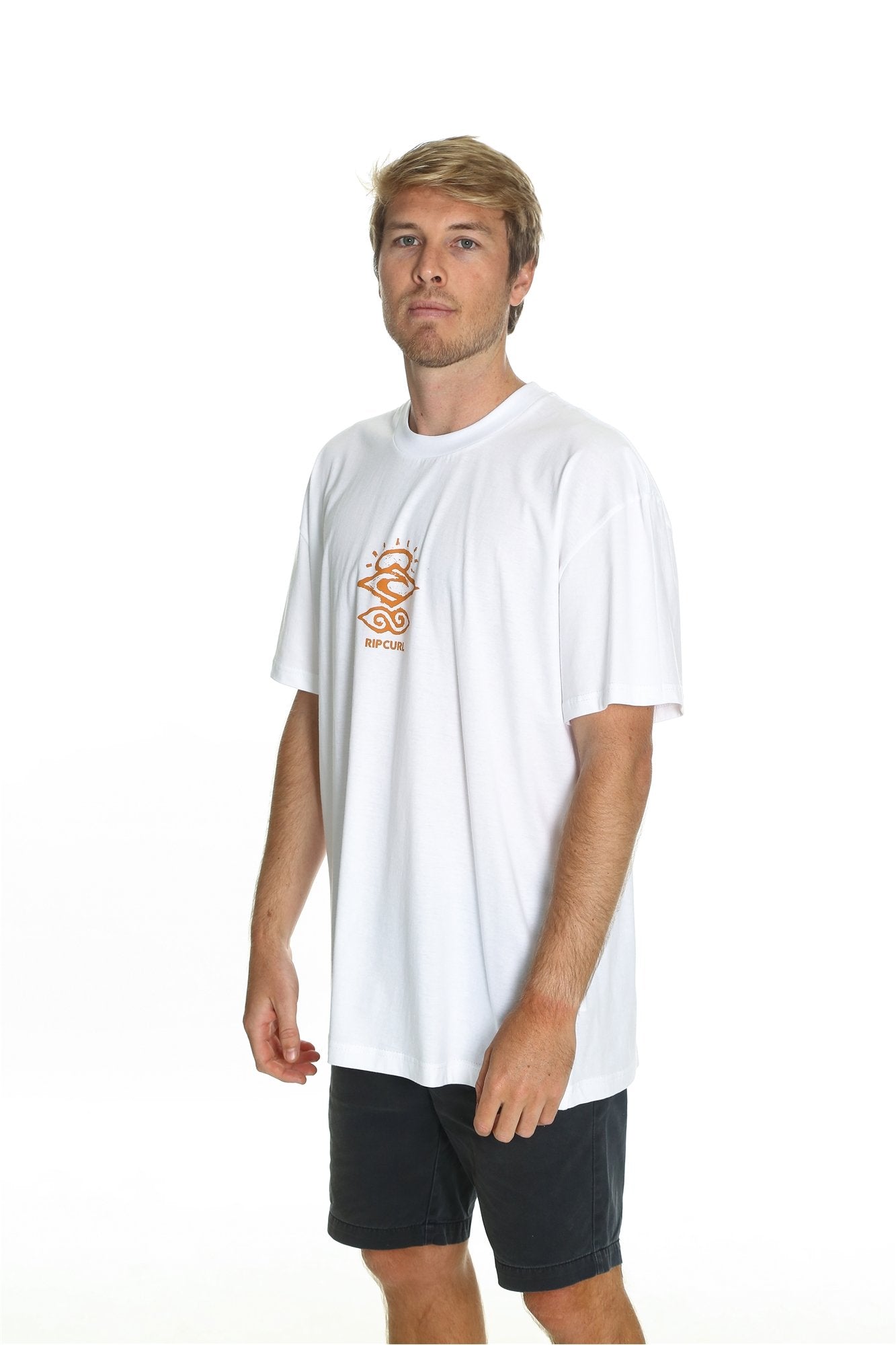 SEARCH GRUNGE OVERSIZED LOGO TEE