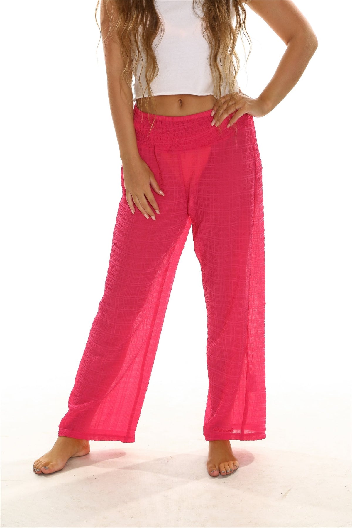 HIBISCUS BURNOUT PANT