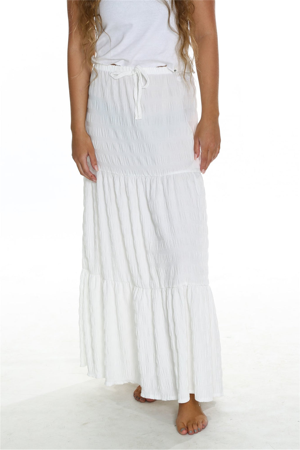 OCEANIC TIE MAXI SKIRT