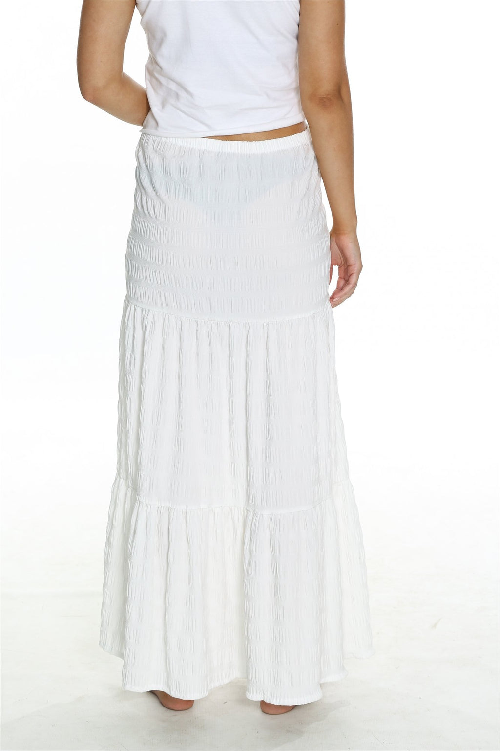 OCEANIC TIE MAXI SKIRT