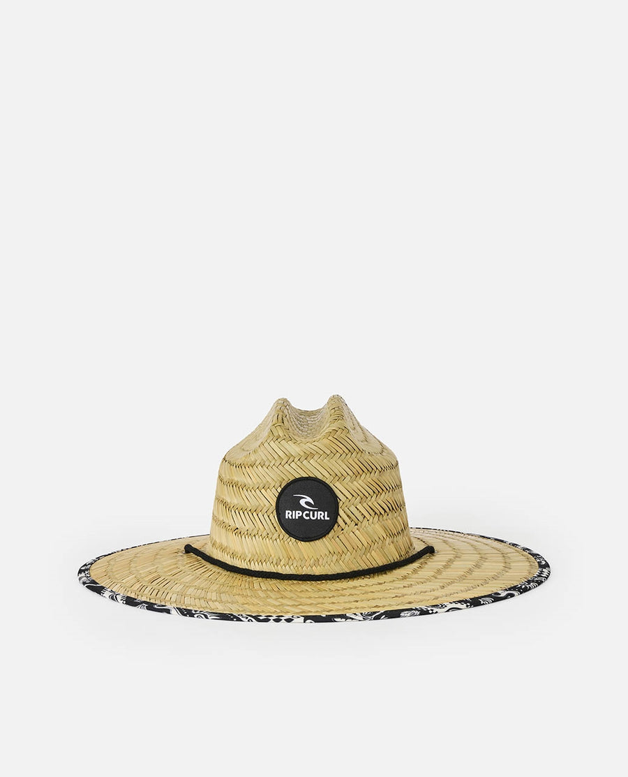 MIXED STRAW SUN HAT