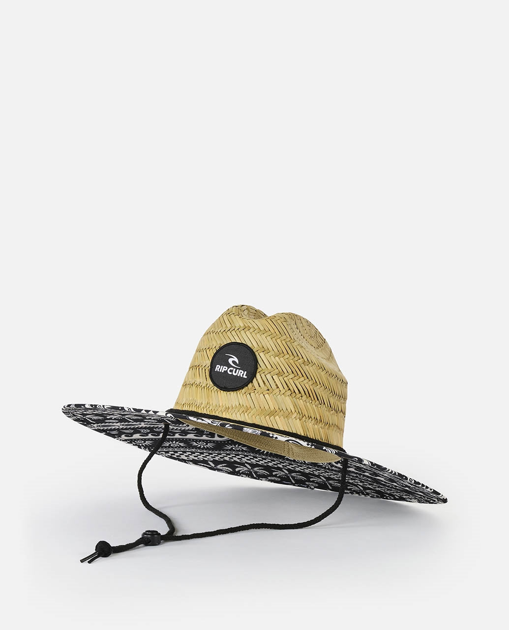 MIXED STRAW SUN HAT